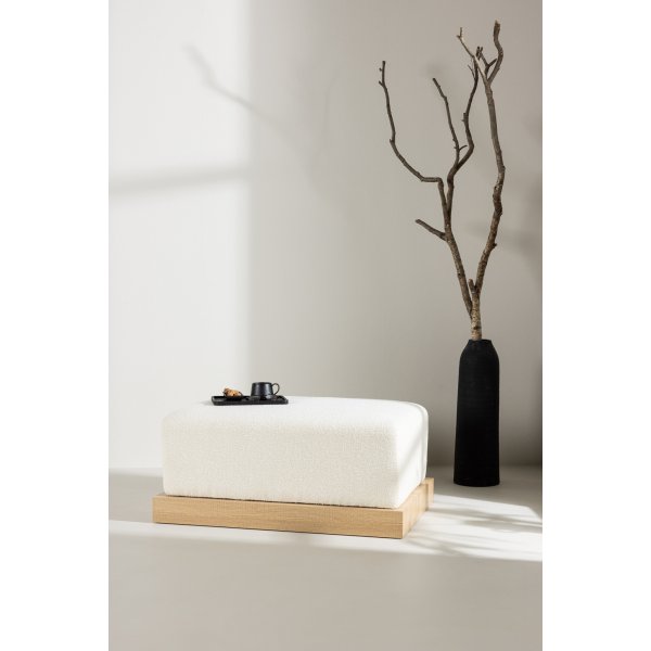 Ivy sittpuff - Vit boucle Ivy sittpuff - Vit boucle