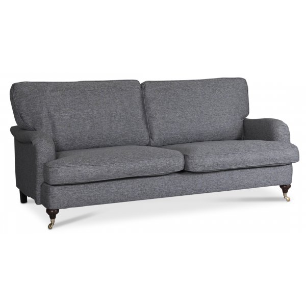 Howard Watford deluxe 3-sits soffa i grtt tyg