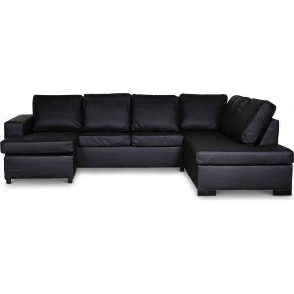 Solna U-soffa D3A - Bonded Leather + Flckborttagare fr mbler
