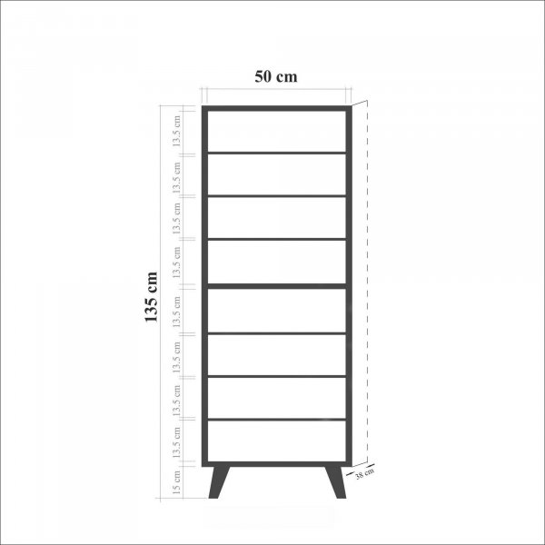 Filinta schoenenkast mozaïek - Sonoma eik Filinta schoenenkast mozaïek - Sonoma eik