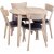 Amino stol - Vitpigmenterad / Svart Ecoläder