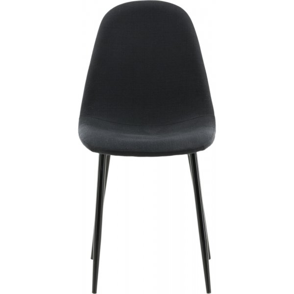 Chaise de salle à manger Bridge - Tissu noir Chaise de salle à manger Bridge - Tissu noir