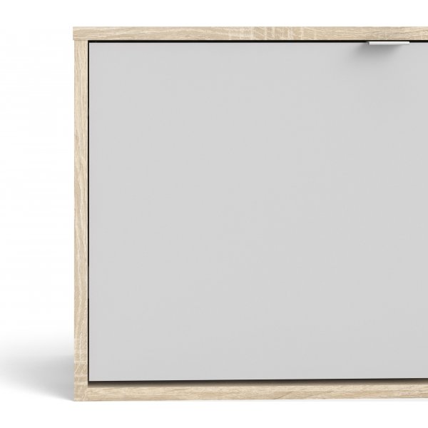 Shoes skoskp med 1 fack - Ek/vit