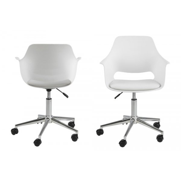 Ramona skrivbordsstol - Vit