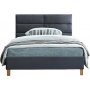 Sierra bedframe 120x200 cm - Grijs fluweel