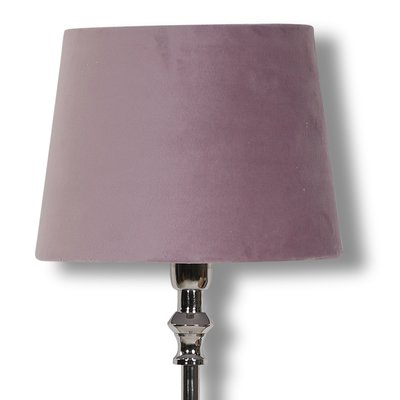 Velvet lampskrm 23 cm - Rosa