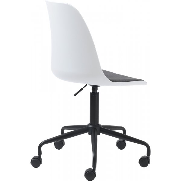 Cara vit kontorsstol med sittdyna Cara vit kontorsstol med sittdyna