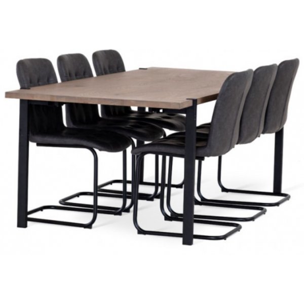 Torkelson Aki matbord 220x95 cm - Grbetsad ek