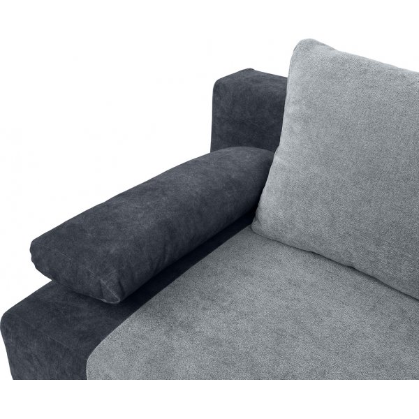 Canapé convertible 3 places Daria - Gris Canapé convertible 3 places Daria - Gris