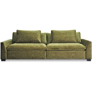 Gabby 3-sits soffa - Mossgrn Sammet