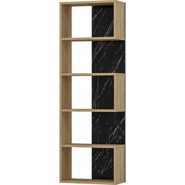 Gala bokhylla - Ek/marmor Gala bokhylla - Ek/marmor
