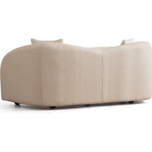 Canapé 3 places Napoli - Blanc crème Canapé 3 places Napoli - Blanc crème