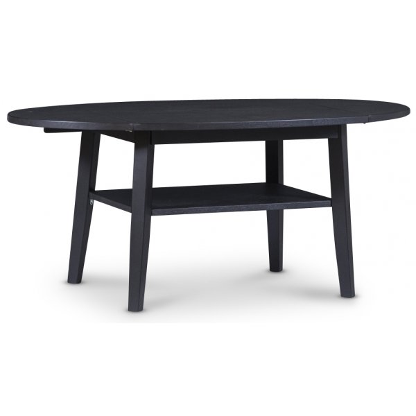 Beatrix soffbord med fllklaffar - Svart