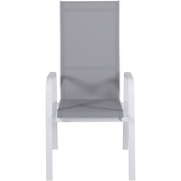 Fauteuil Copacabana - Gris/Blanc