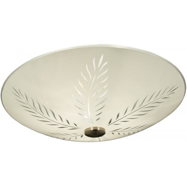 Palmblad plafond - Vit/stl