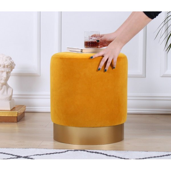 Memfis sittpuff - Senapsgul