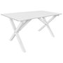 Matbord Scottsdale 150 cm - Vit + Textilskydd fr mbler