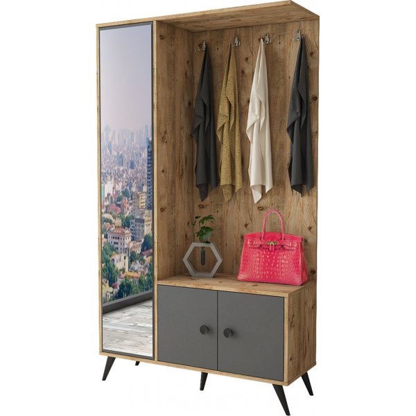 Vilamo hallm�bel - Furu/antracit