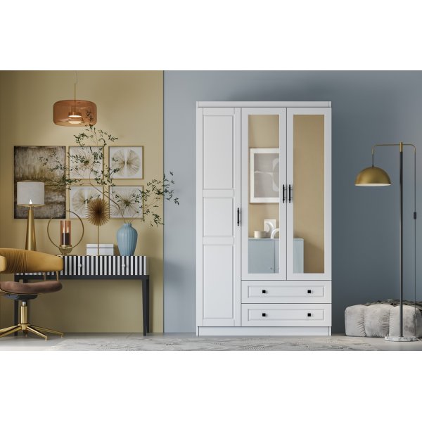Armoire Bahar 105 x 50 x 210 cm - Blanc