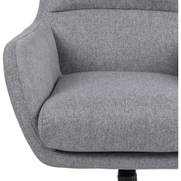 Fauteuil Trafford avec repose-pieds - Gris clair