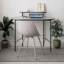 Lob skrivbord 100x72 cm - Ljus mocka