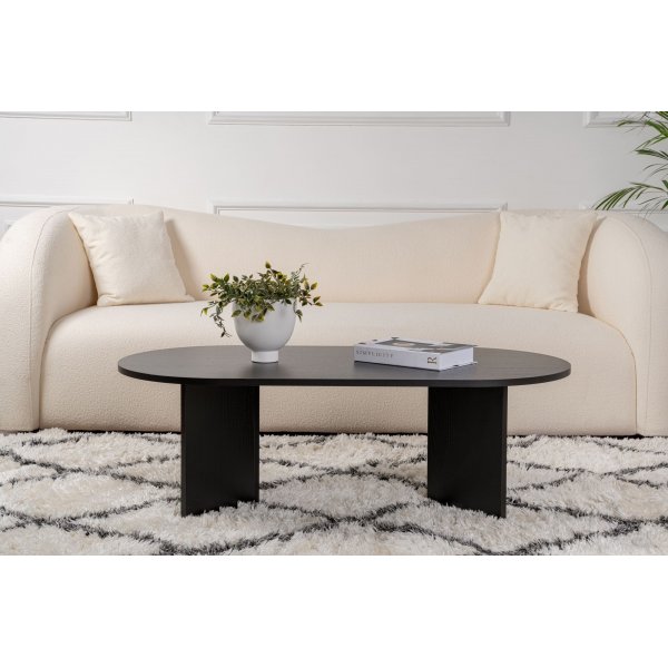 Sable soffbord 119 x 60 cm - Svart Sable soffbord 119 x 60 cm - Svart
