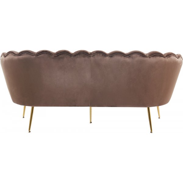 Fluwelen bank Kingsley 3-zitsbank - 180 cm + Vlekverwijderaar voor meubels Fluwelen bank Kingsley 3-zitsbank - 180 cm + Vlekverwijderaar voor meubels