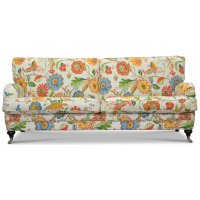Savoy 3-sits soffa med blommigt tyg - Havanna Vit Savoy 3-sits soffa med blommigt tyg - Havanna Vit