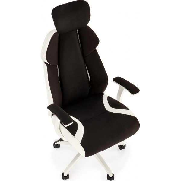 Chaise de bureau Erika - Blanc/noir Chaise de bureau Erika - Blanc/noir