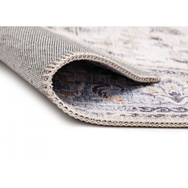 Maskinv�vd matta Cleo Keshan - Bl�/Guld