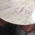 Kundbild Belagio matbord runt 120 cm - Vit marmor/svart: Blev jätte nöjd med mitt köp