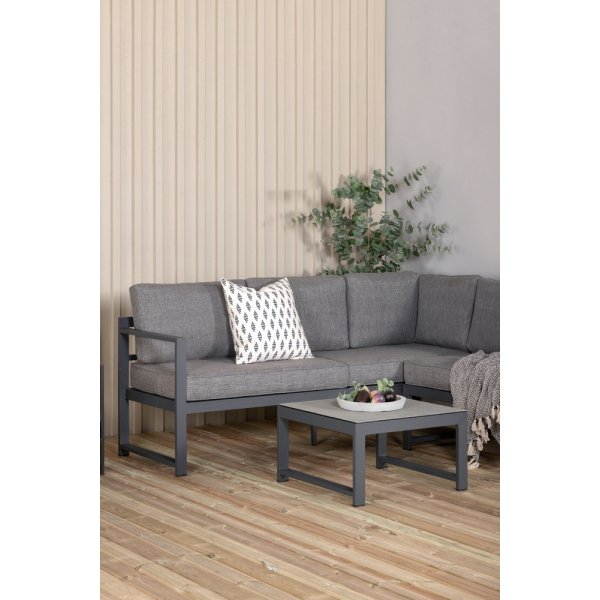 Salvador hörnsoffgrupp - Svart/grå Salvador hörnsoffgrupp - Svart/grå