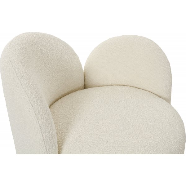 Honolulu fåtölj Gul boucle höger Honolulu fåtölj Gul boucle höger