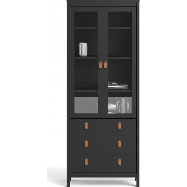 Vitrinekast Madrid - Zwart