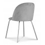 Giovani velvet stol - Gr/Krom