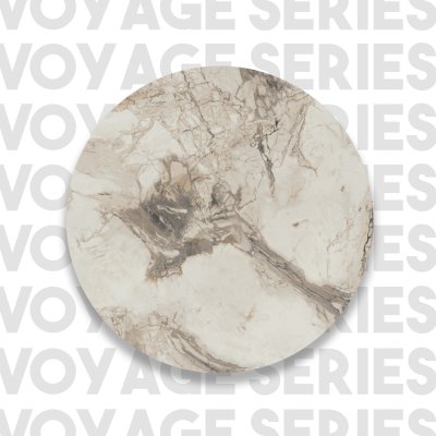 Voyage skrivbord 23, 120 x 60 cm - Vit marmor/guld