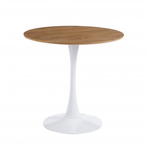 Astrid runt matbord Ø80 cm - Ek / Vit Astrid runt matbord Ø80 cm - Ek / Vit