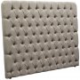 Linus snggavel med knappar 160 cm - Grbeige