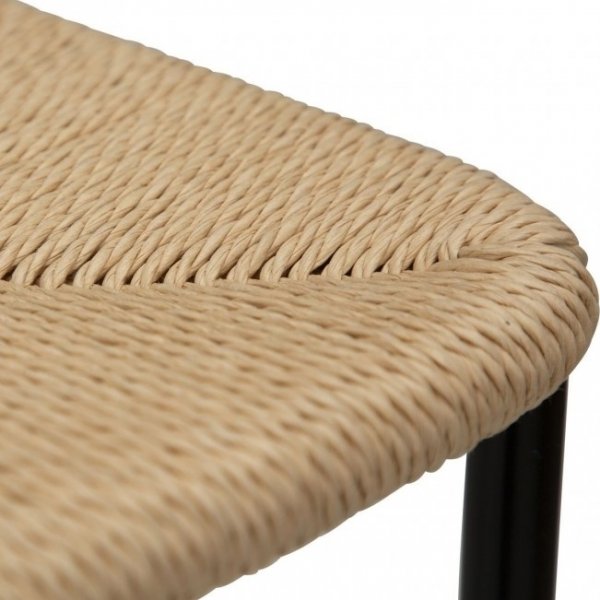 Stiletto barpall - Beige/svart