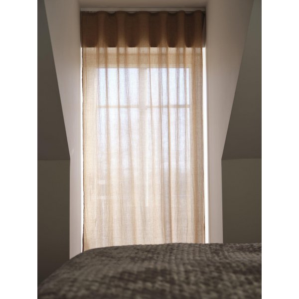 Rideau Sandy Lot de 2 2 x 135 x 280 cm - Café glacé Rideau Sandy Lot de 2 2 x 135 x 280 cm - Café glacé