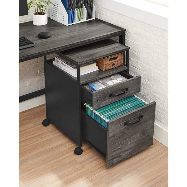 Belmont arkivskp - Gr/svart