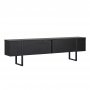 TV-b�nk Orost 180 cm - Wood black/svart