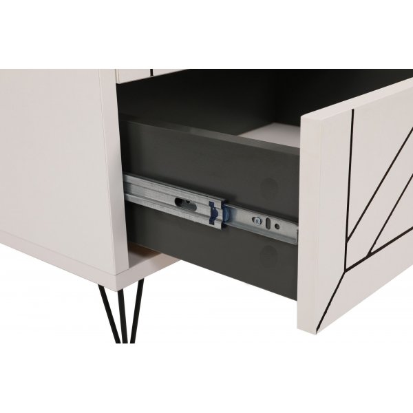 Luna nachtkastje - Wit