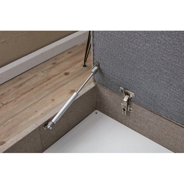 Canap divan gauche Eca - Gris