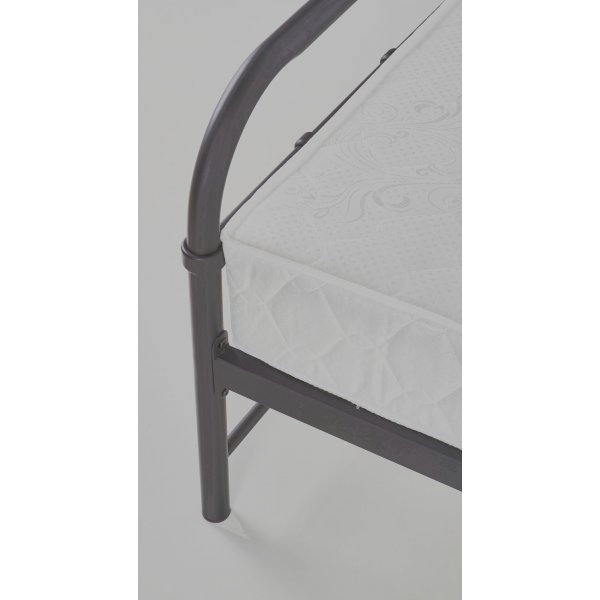 Saldus zwart bedframe 120x200 cm