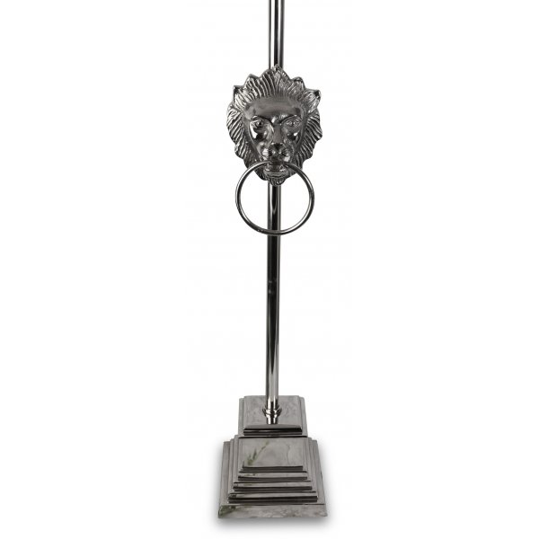Lejonhuvud Bordslampa 60 cm - Krom