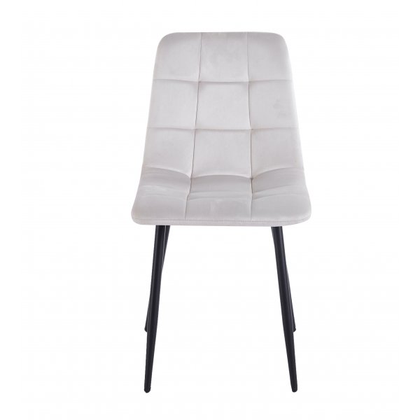 Delta matstol beige sammet Delta matstol beige sammet