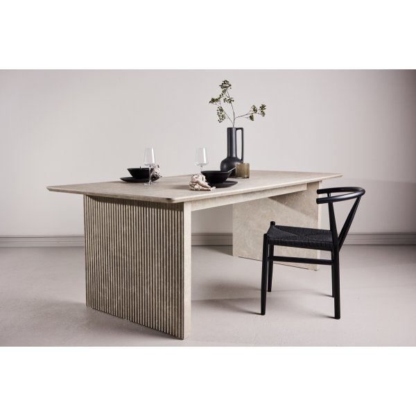 Matbord Vail 200x100 cm - beige marmormönster Matbord Vail 200x100 cm - beige marmormönster