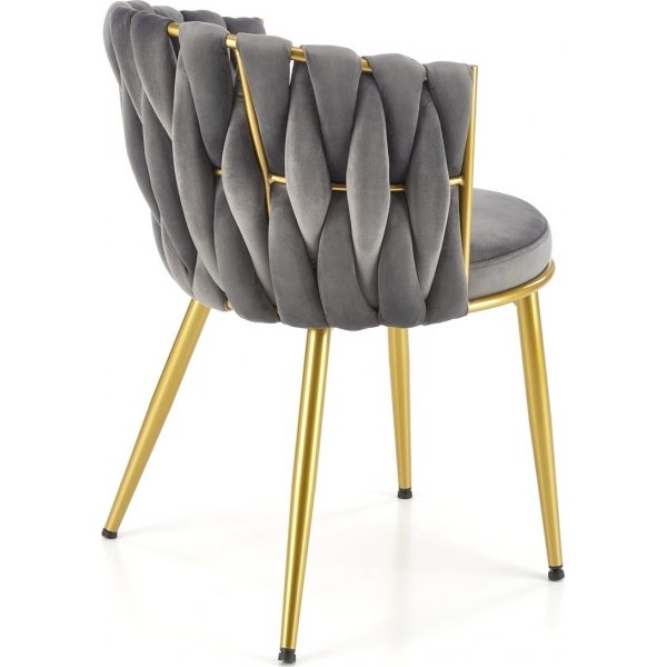 Cadeira matstol 517 - Grå/guld Cadeira matstol 517 - Grå/guld