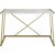 Anemon skrivbord 120x60 cm - Vit/guld
